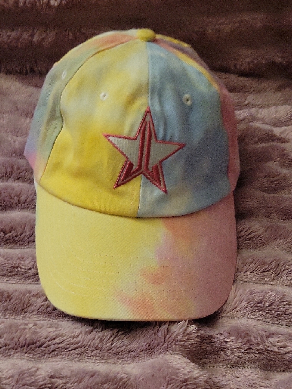 Jeffree Star Pastel Tie-Dye Star Baseball Cap